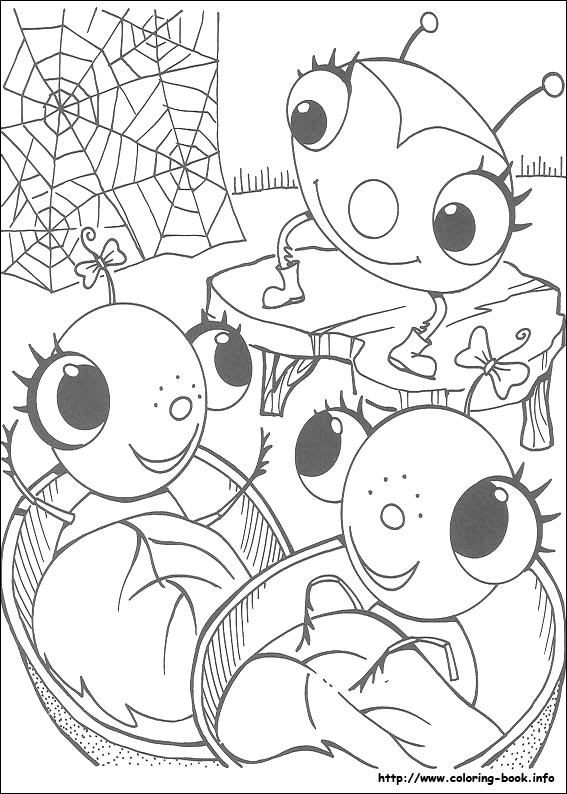 Miss Spider coloring picture